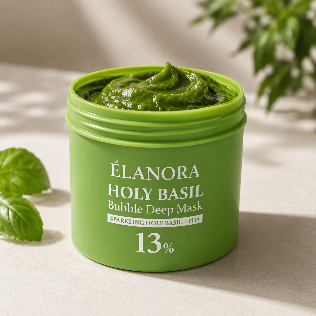 Holy Basil Sparking Bubble Mask