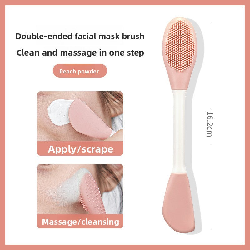 Dual Head Silicone Facial Mask Brush