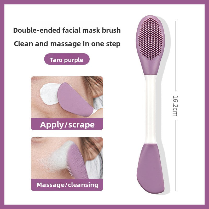 Dual Head Silicone Facial Mask Brush