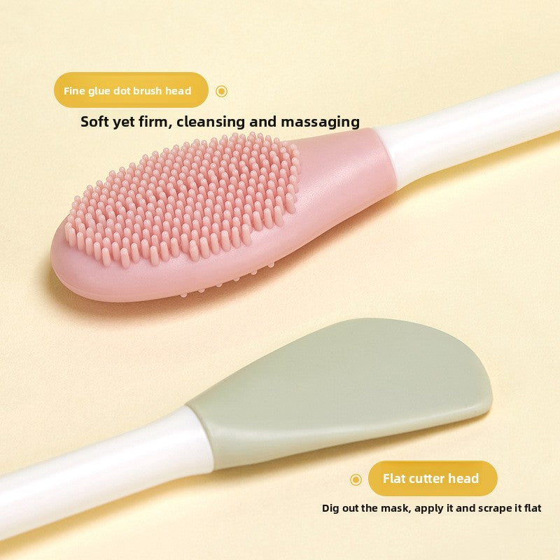 Dual Head Silicone Facial Mask Brush