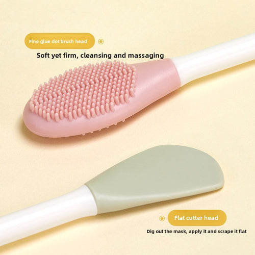 Dual Head Silicone Facial Mask Brush