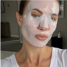 Bio-Collagen Real Deep Mask Anti-Wrinkle Lifting Face Mask with Hydrolyzed Collagen Collagen Reverse Film Volume Peel off Mask