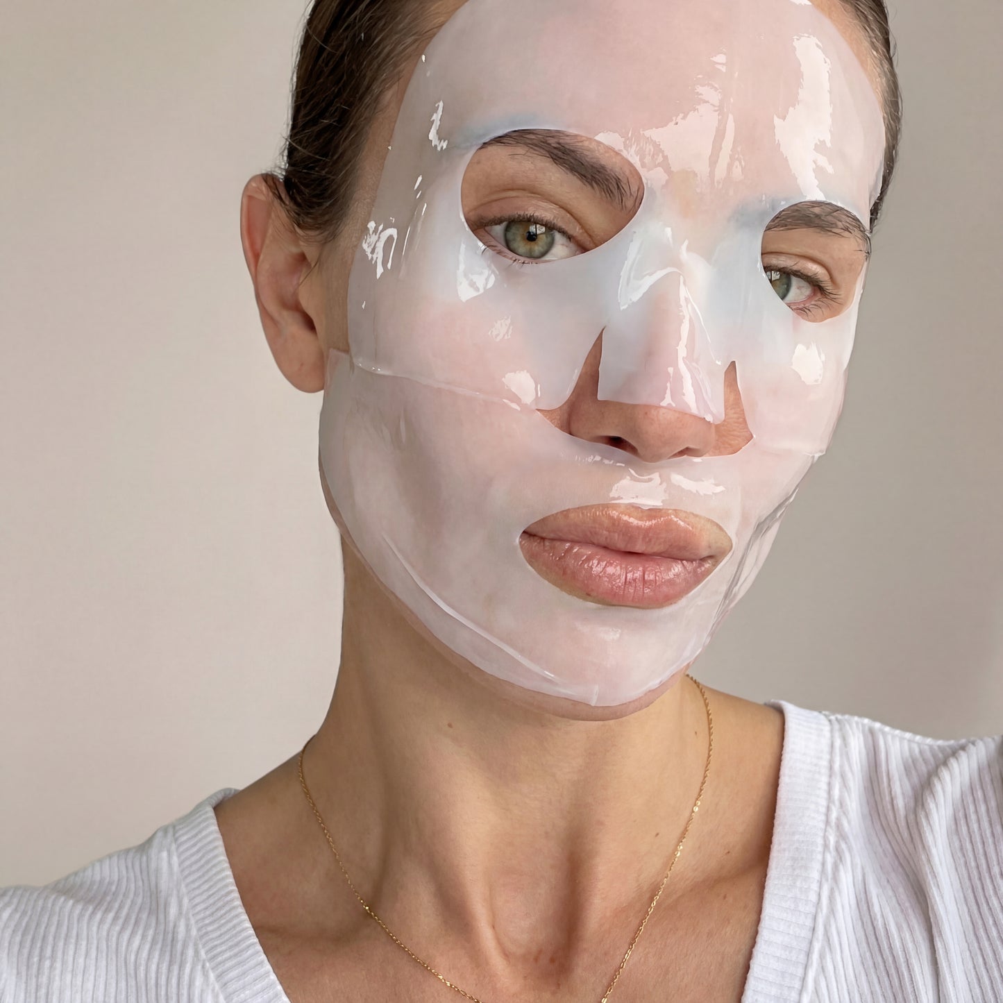 Bio-Collagen Real Deep Mask Anti-Wrinkle Lifting Face Mask with Hydrolyzed Collagen Collagen Reverse Film Volume Peel off Mask